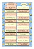 Aperçu - Cartes d'exercices - Feuilles en tandem if clauses Type 1 - Anglais - Page 3