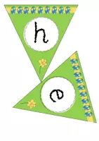 Vorschau - Mal- und Bastelvorlagen - WIMPELKETTE Ostern Klasse 1-4/DaZ - Seite 3