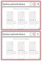 Vorschau - Arbeitsblätter - Kartei schriftliche Addition: Forderkartei - Seite 3