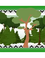 Vista previa - Decoración del aula - Los arboles Pancarta 1.50 cm de largo - página 2