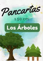 Vista previa - Decoración del aula - Los arboles Pancarta 1.50 cm de largo - Portada
