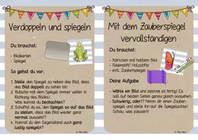Vorschau - Unterrichtsreihen - 1. Klasse - Achsensymmetrie - Riesenpaket für den handlungsorientierten Unterricht - Seite 3