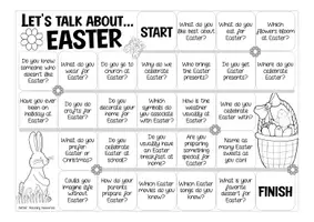 Vista previa - Juegos / Gamificación - Let´s talk about EASTER English / Inglés boardgame speaking - página 2