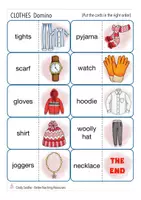 Vista previa - Juegos / Gamificación - CLOTHES domino English / Inglés - página 3