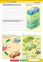 Vorschau - Arbeitsblätter - Ein Auto entsteht - Deckblatt