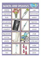 Aperçu - Apprentissages en autonomie - health and diseases Clip cards English / Anglais - Page 3