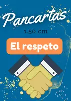 Vista previa - Decoración del aula - El respeto Pancarta 1.50 cm de largo - Portada