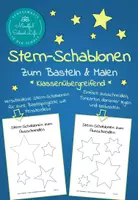 Vorschau - Arbeitsblätter - Stern-Schablonen zum Malen und Basteln: Für Fensterdeko & andere Bastelprojekte - Deckblatt