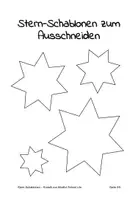 Vorschau - Arbeitsblätter - Stern-Schablonen zum Malen und Basteln: Für Fensterdeko & andere Bastelprojekte - Seite 2