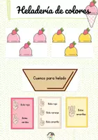 Vista previa - Juegos / Gamificación - Heladería de colores - Portada