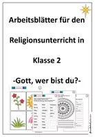 Vorschau - Stundenentwürfe - Gottesbilder - Wer bist du Gott? - Deckblatt