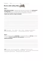 Vorschau - Arbeitsblätter - How to write a blog entry - ZP10 - Seite 3