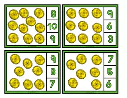 Vista previa - Manualidades / Dibujos para colorear - COUNT AND CLIP CARDS ST PATRICKS SAN PATRICIO CONTAR - página 3