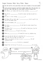 Vorschau - Arbeitsblätter - Magical Grammar Walk: Simple Past and Past Progressive - Seite 1