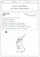 Vorschau - Arbeitsblätter - differenzierte Lerntheke Ostern DaZ/Klasse 1 - Seite 2