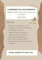 Vorschau - Klassenarbeiten - Klassenarbeit Deutsch - zweifach differenziert inklusive Bewertungsbögen - Lineare Erörterung in Form eines argumentativen Briefes - Deckblatt