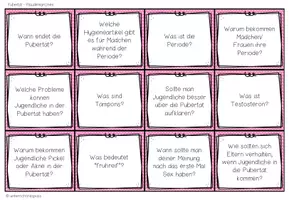 Vorschau - Spiele - DIE PUBERTÄT - Plauderkärtchen - Seite 2