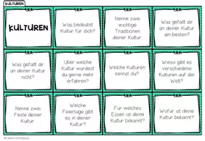Vorschau - Spiele - KULTUREN - Plauderkärtchen - Seite 1