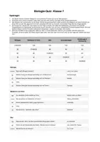 Vorschau - Spiele - Biologie-Quiz - Klasse 7 - Seite 1