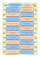 Aperçu - Feuilles d'exercices - Feuilles en tandem Reported / Indirect Speech - Anglais - Page 2