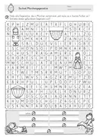Vorschau - Arbeitsblätter - Suchsel Märchen | Märchengegensätze | Buchstabengitter | differenziert - Seite 2