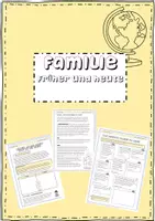 Vorschau - Arbeitsblätter - Familie früher und heute - Wandel der Gesellschaft - Deckblatt