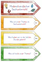 Vorschau - Merkblätter - Moderationsfächer Sachunterricht bunt & pastell, auch in Silbenschrift - Seite 3