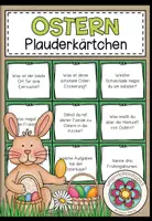 Vorschau - Fördermaterial/Inklusion - OSTERN - Plauderkärtchen - Deckblatt