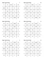 Aperçu - Jeux - Arithmétique mentale - Calculs de base - Bingo - Page 1
