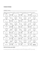 Aperçu - Feuilles d'exercices - Arithmétique mentale - Calculs de base - Labyrinthe - (Niveau 1, Niveau 2, Niveau 3) - Page de couverture