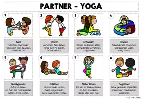 Vorschau - Spiele - Partner-Yoga - Bewegungspause - Bewegtes Lernen - Seite 2