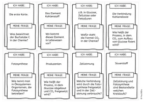 Vorschau - Spiele - Kettenquiz C-Kreislauf + Fotosynthese - Ich habe, Wer hat? - Seite 2