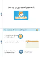 Vorschau - Arbeitsblätter - Scratch jr - Programmieranleitungen - Einführung ins Programmieren - Seite 1