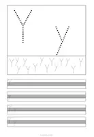 Vorschau - Stundenentwürfe - Arbeitsblätter Y Druckschrift Wochenplan Buchstabeneinführung - Seite 3