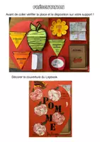 Aperçu - Feuilles d'exercices - Lapbook sur le cycle de la pomme - Page de couverture