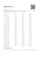 Vorschau - Arbeitsblätter - Negative Zahlen addieren und subtrahieren - Multiple Choice (Level 1, 2 und 3) - Seite 2
