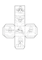 Vorschau - Spiele - Mimik · 2 Würfelvorlagen · DGS · Grammatik - Seite 3