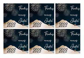 Vorschau - Anderer Materialtyp - Silvester Kärtchen 2022-2025 (2 verschiedene Schriftarten) - Seite 2