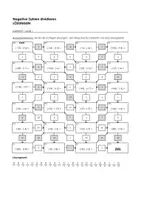 Vorschau - Arbeitsblätter - Negative Zahlen dividieren - Labyrinth (Level 1, 2 und 3) - Seite 1