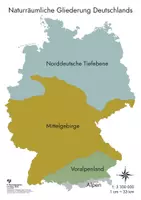 Vorschau - Präsentationen/Tafelbilder - Deutschland - Naturräumliche Gliederung - interaktive PDF-Karte - Seite 2