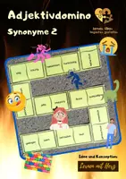 Vorschau - Spiele - Adjektivdomino Synonyme 2 - Deckblatt