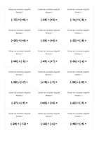 Aperçu - Fiches - Diviser les nombres négatifs - Fiches - Page de couverture