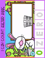 Vista previa - Unidades / Secuencias / Situaciones de Aprendizaje - I CAN COUNT Easter Mats Spelling Numbers - página 1