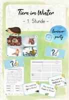 Vorschau - Stundenentwürfe - Tiere im Winter: 1. Stunde (Kl. 2) - Deckblatt