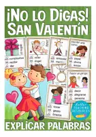 Aperçu - Jeux - San Valentín jeu Espagnol ¡No lo digas! - Page de couverture