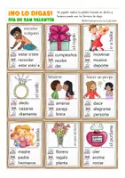 Aperçu - Jeux - San Valentín jeu Espagnol ¡No lo digas! - Page 2