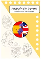 Vorschau - Mal- und Bastelvorlagen - Ostern Ausmalbilder - Deckblatt