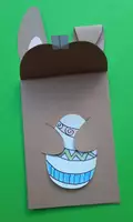 Vorschau - Arbeitsblätter - Basteln für Ostern: Osterkarte "Hase" - Seite 3