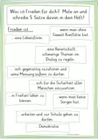 Vorschau - Arbeitsblätter - Frieden und Krieg - Seite 1