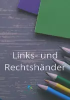 Vorschau - Stundenentwürfe - Links- und Rechtshänder - beides normal Text Aufgaben Lösung Spiel - Deckblatt